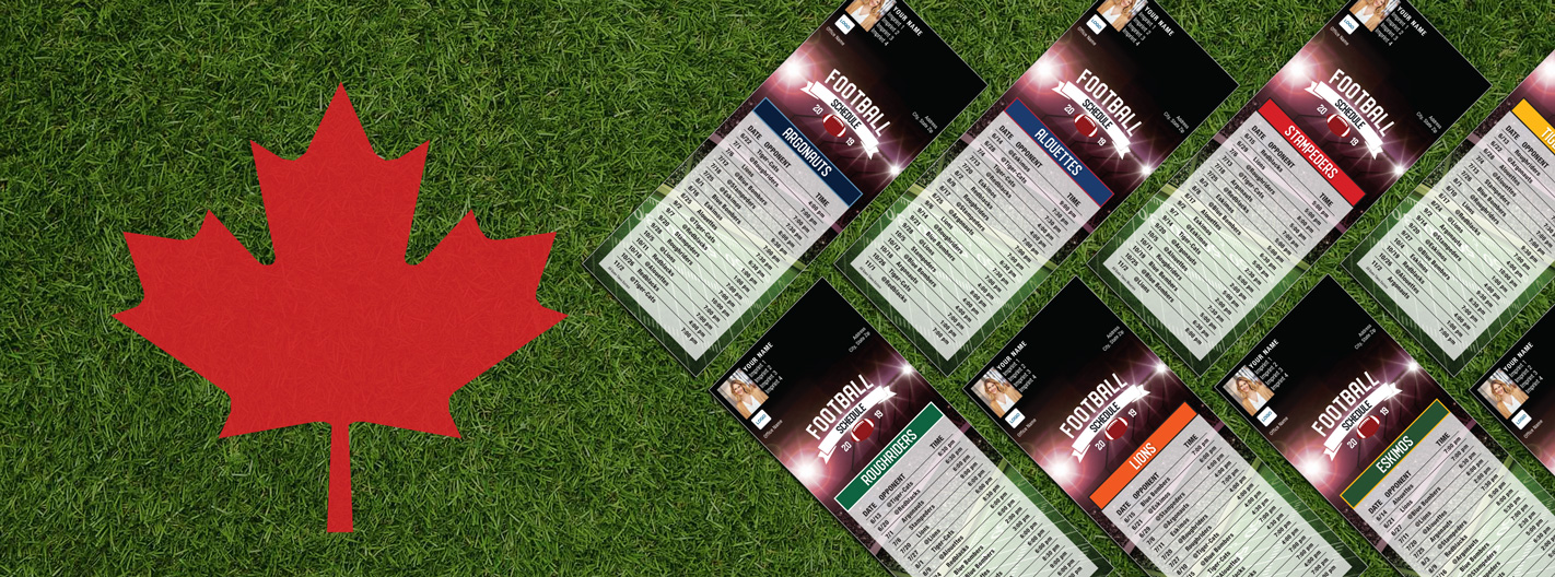 Canadian Football Schedules