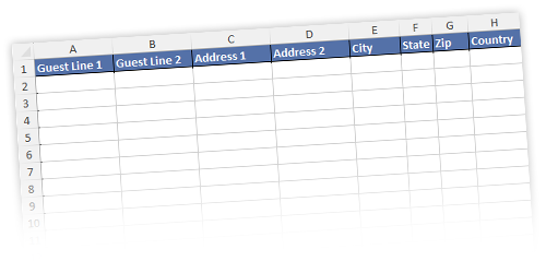 Address List Template