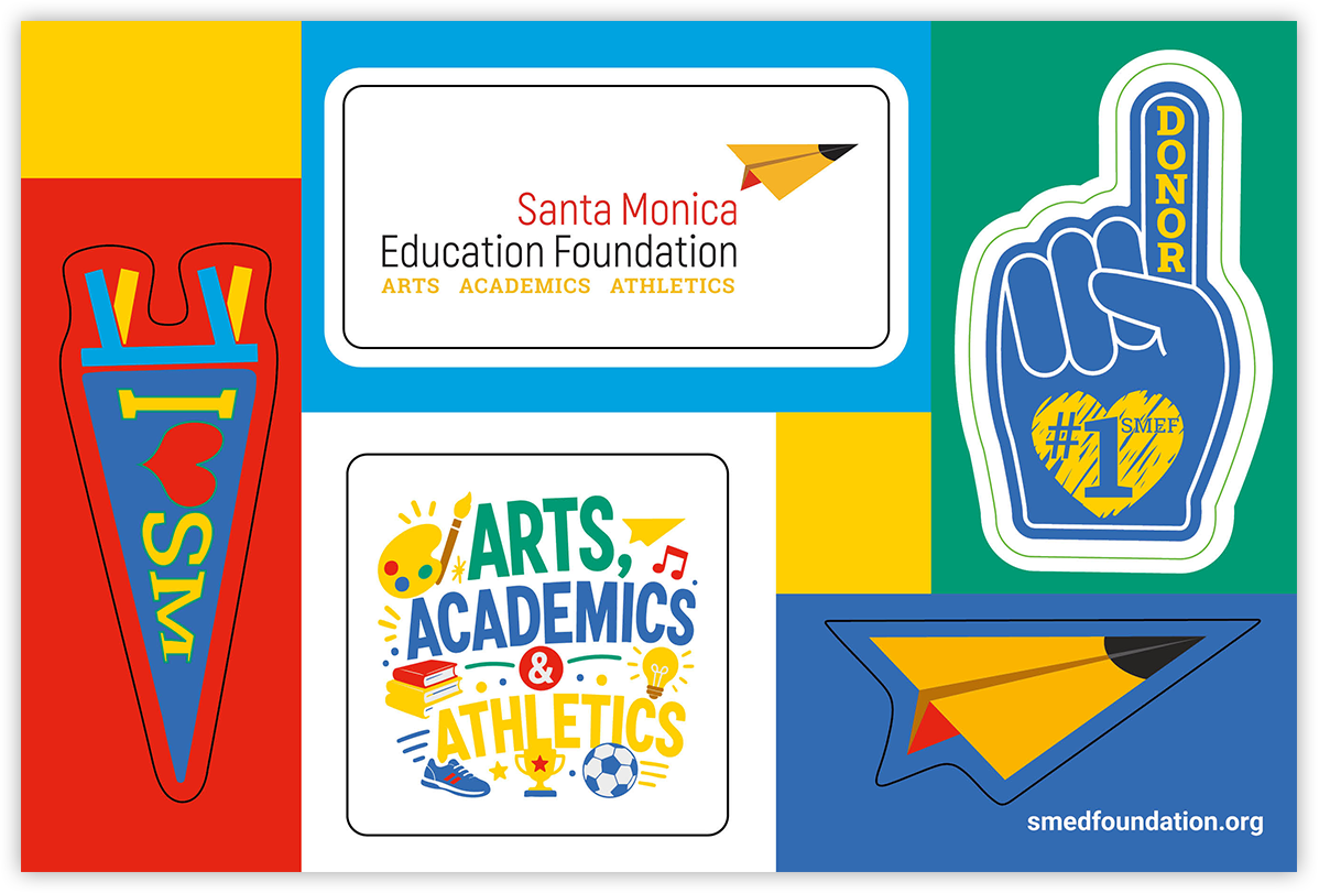 Not-for-Profit Sticker Postcard Example 1