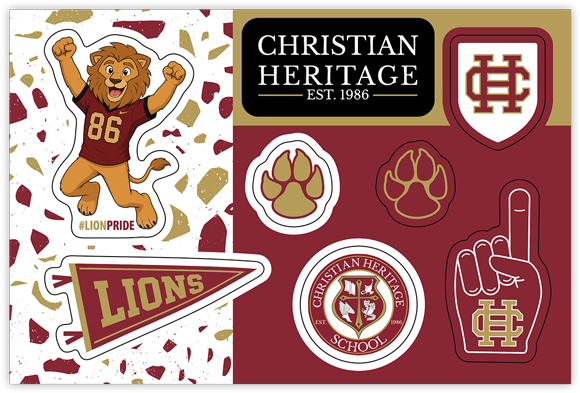Not-for-Profit Sticker Postcard Example 1