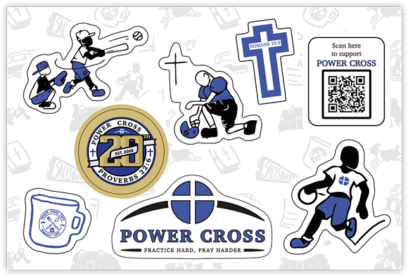 Not-for-Profit Sticker Postcard Example 1