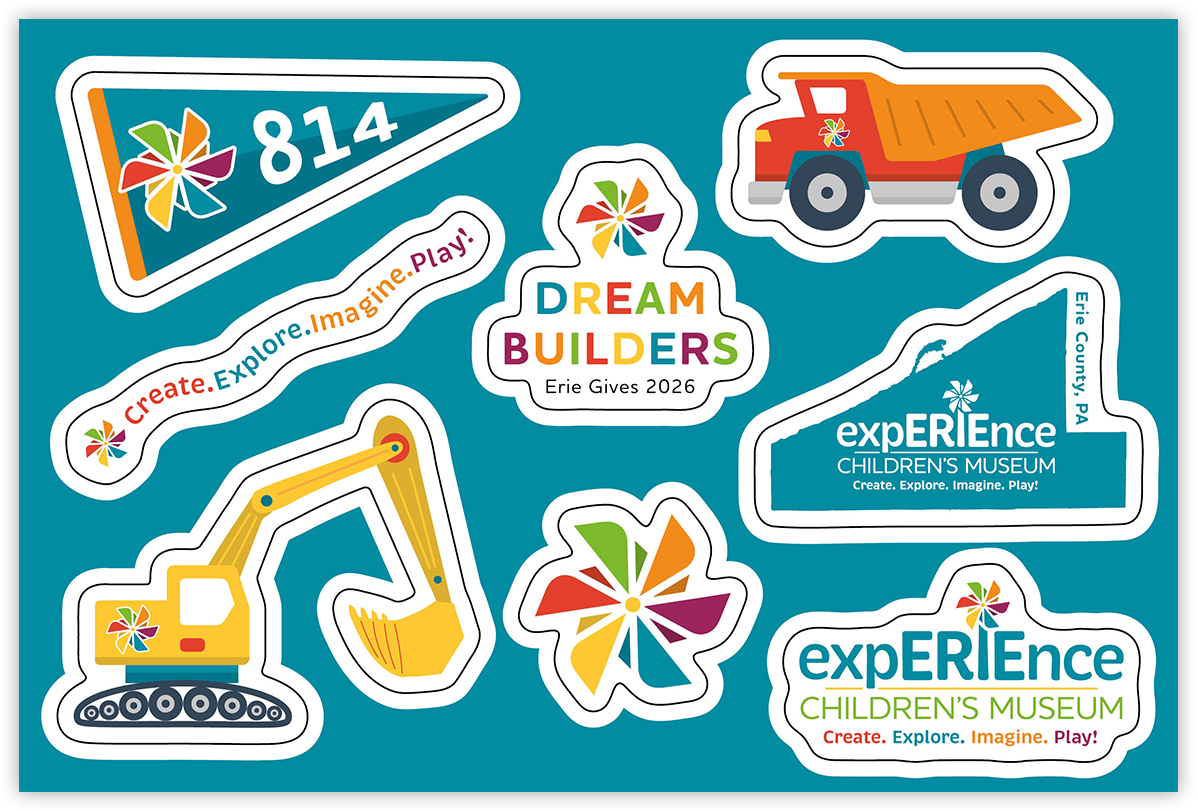 Not-for-Profit Sticker Postcard Example 1