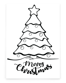 Coloring Christmas Cards