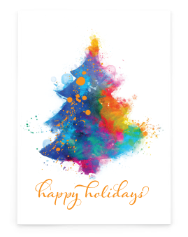 Painterly Christmas Cards