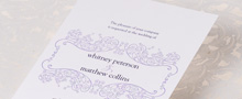 Classic Rectangle Wedding Invitations