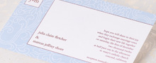 Modern Rectangle Wedding Invitations