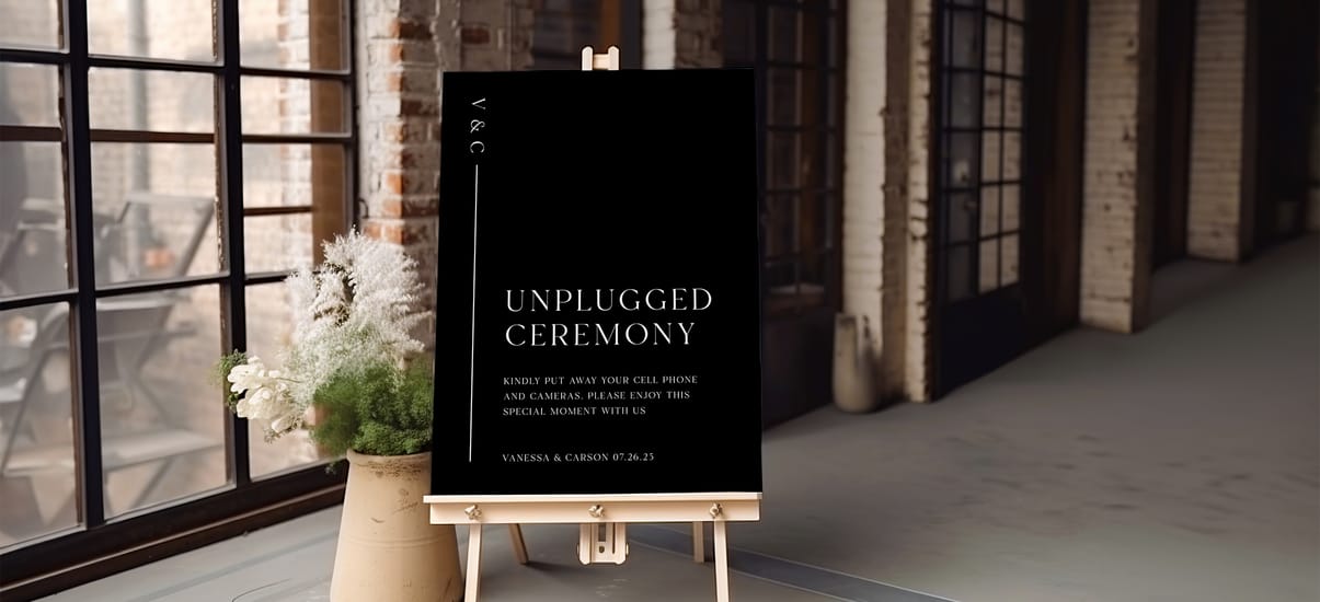 Seating Chart Wedding Signs