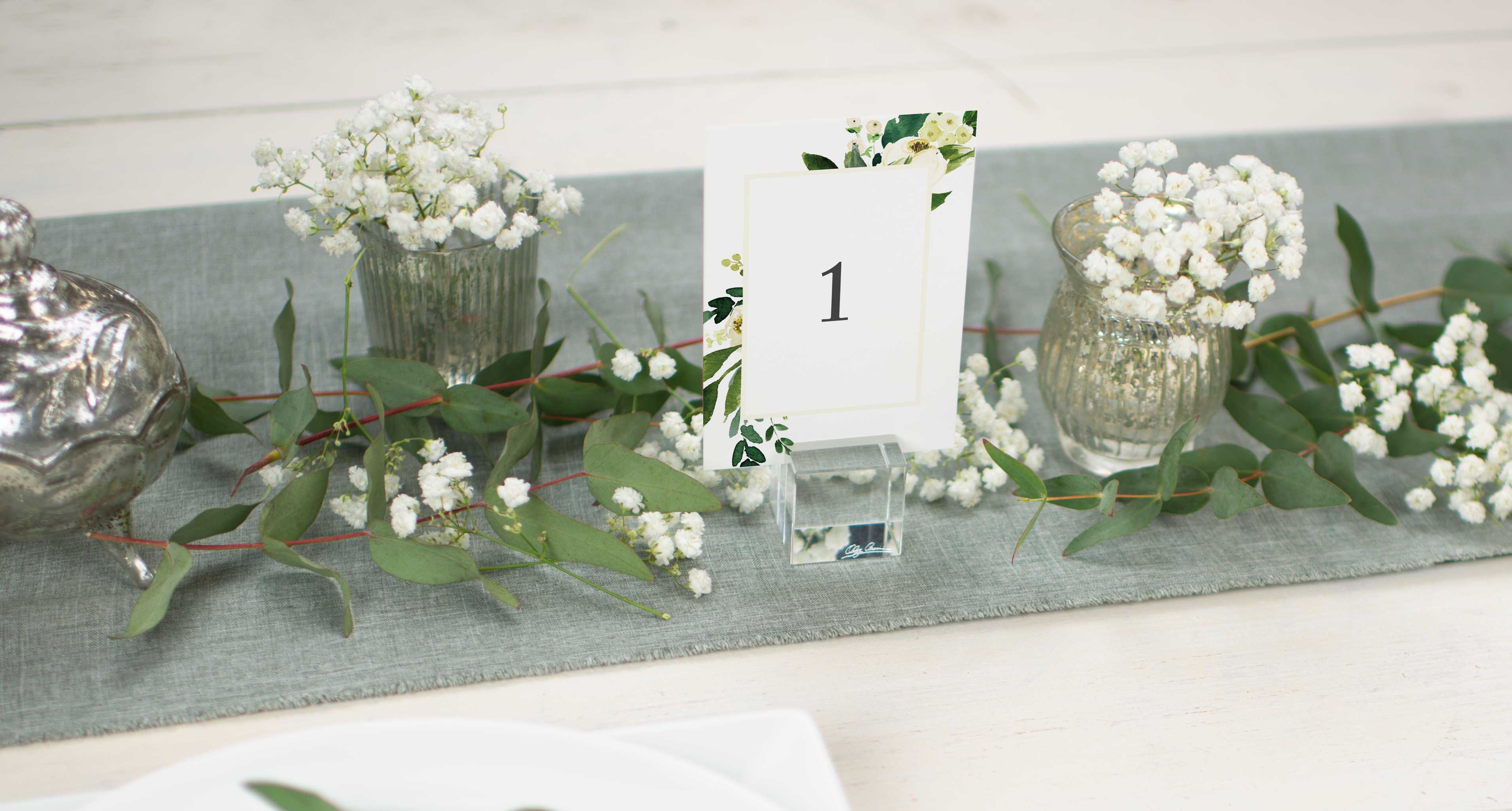 Wedding Table Numbers