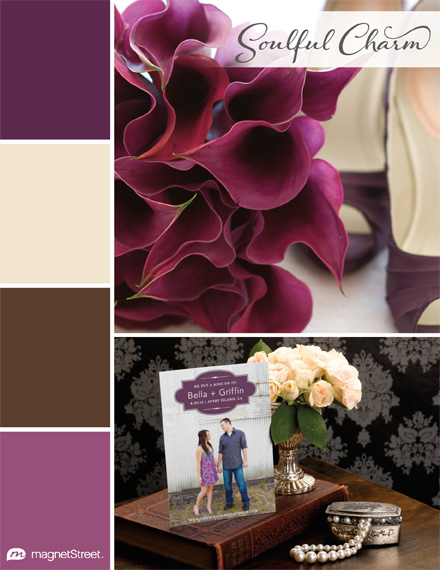 Purple wedding color palette