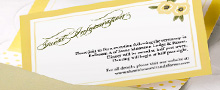Enclosure Card Wording