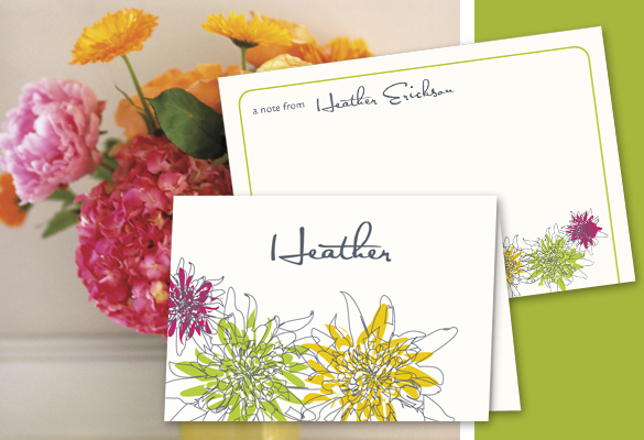 In Full Bloom - Personal Stationery by MagnetStreet In Full Bloom - Personal Stationery by MagnetStreet