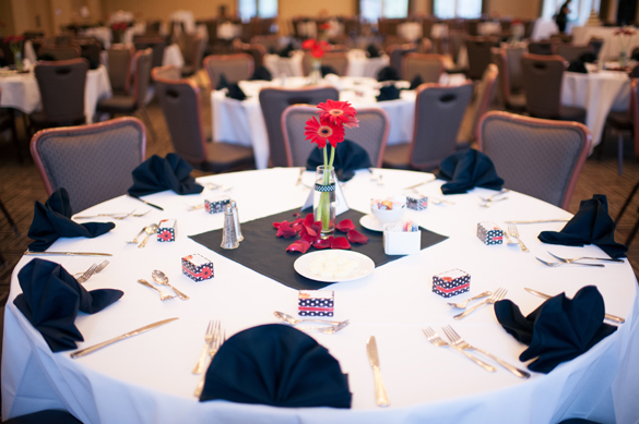 Bunker Hills Golf Course wedding reception