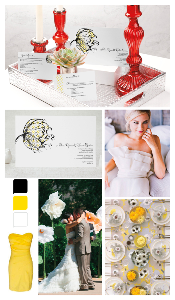 simple wedding invitation