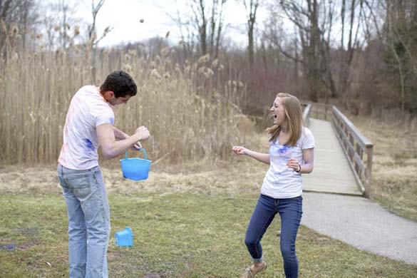 color war mini engagement session