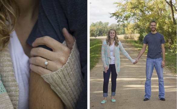 Minnesota park engagement photos