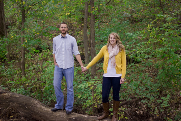 Minnesota park engagement photos