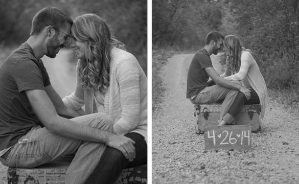 Minnesota park engagement photos