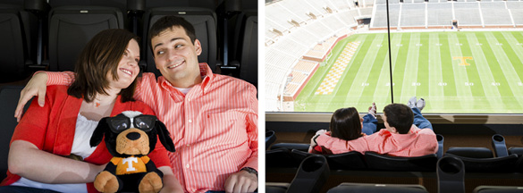 UT football themed engagement photos (10 e-sesh theme ideas)