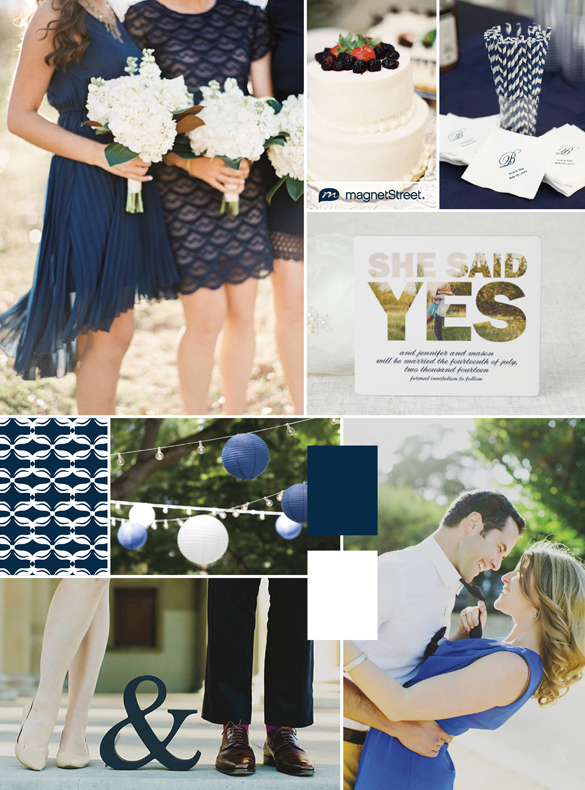 Photo Save the Date from MagnetStreet: "She Said Yes"