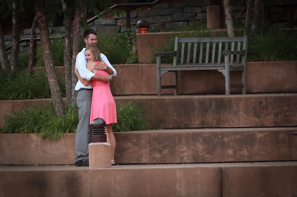 Surprise wedding proposal