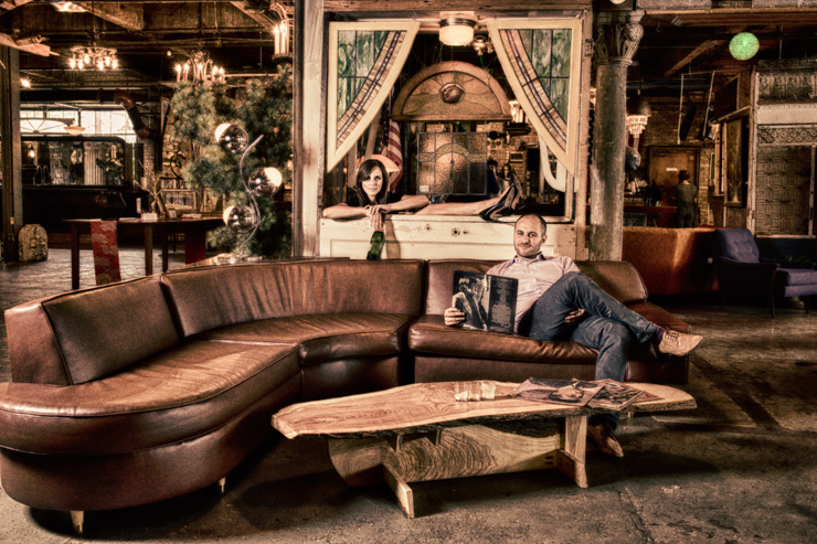 Salvage One Antique Store Venue Engagement
