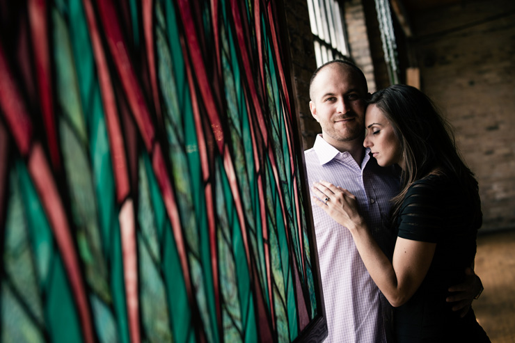 Unique Salvage One Chicago Engagement