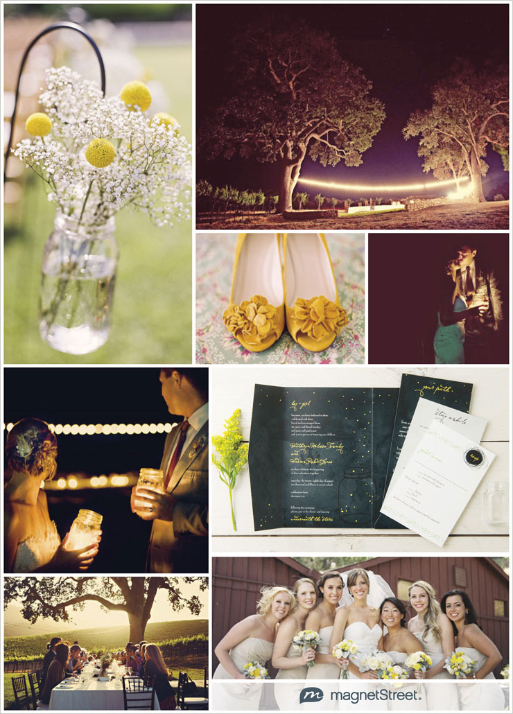 Mason Jar Wedding Invitations Pocket Wedding Invitation