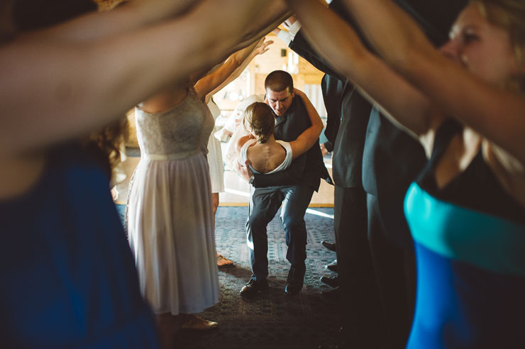 Wedding reception photo