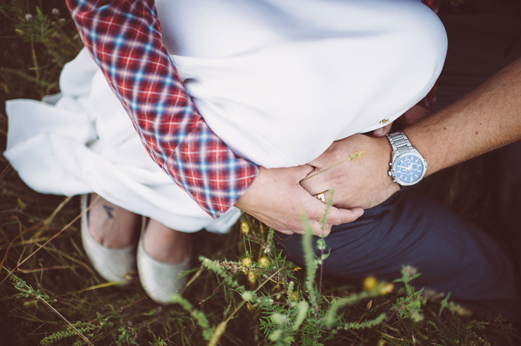 Bride and Groom unique wedding photo