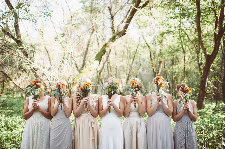 Mix and Match bridesmaid dresses