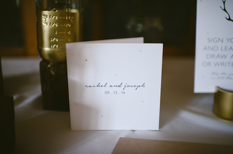 Tri-fold Square Wedding Program