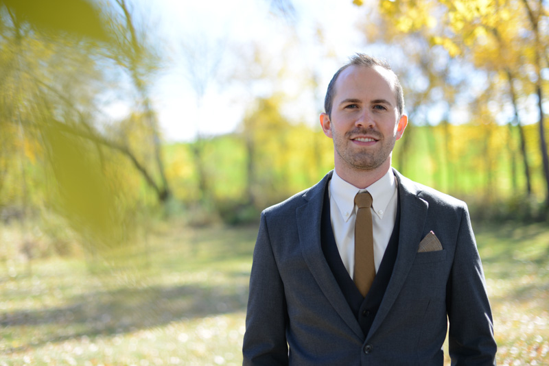 Groom at The Woods Chapel