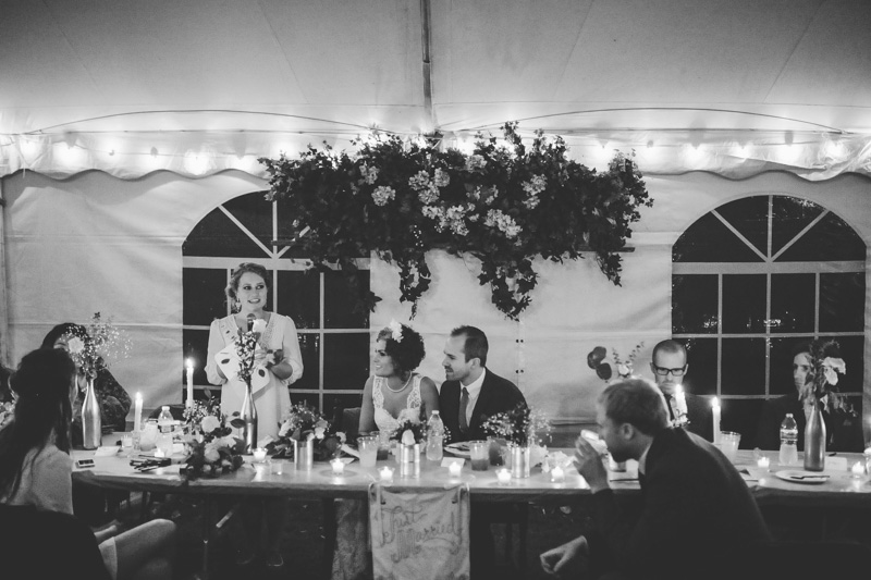 Wedding reception speeches