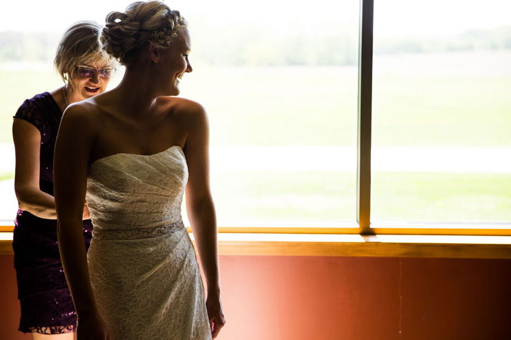 Mom and Daughter getting ready 