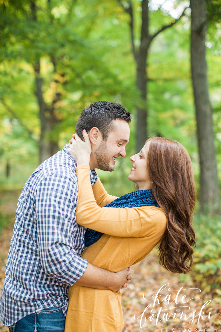Fall Engagement Session in Wisconsin Countryside