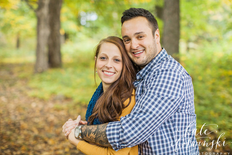 Fall Engagement Session in Wisconsin Countryside