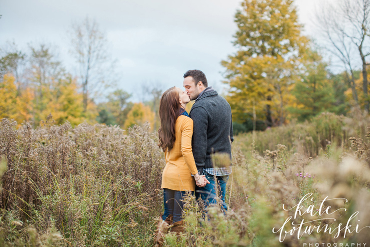 Fall Engagement Session in Wisconsin Countryside