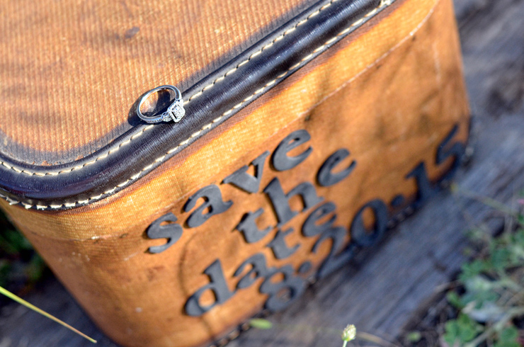 Cheryl and Kevin's vintage meets rustic engagement shoot