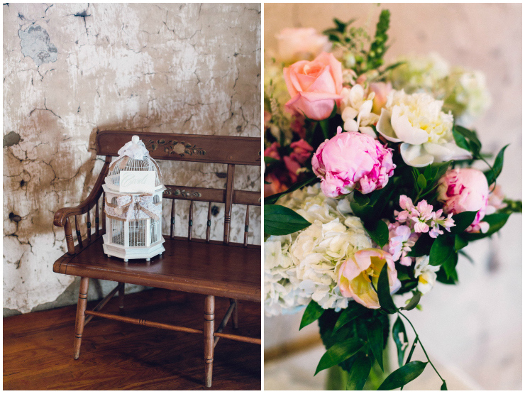 mint rustic wedding