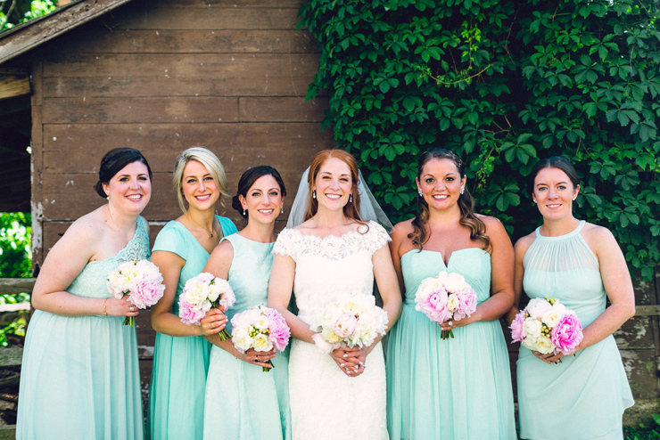 mint rustic wedding