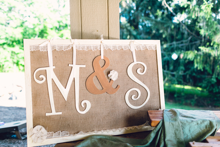 mint rustic wedding