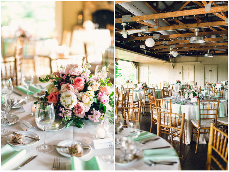 mint rustic wedding