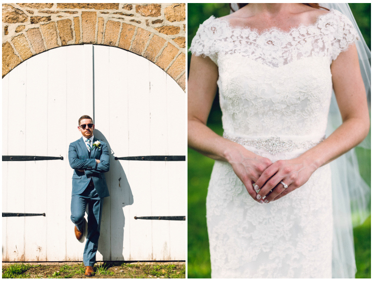mint rustic wedding