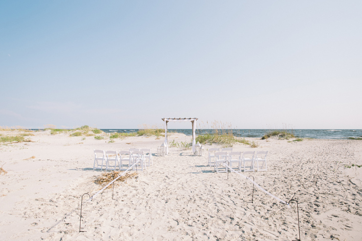 Marvelous Military Beach Wedding in North Carolina