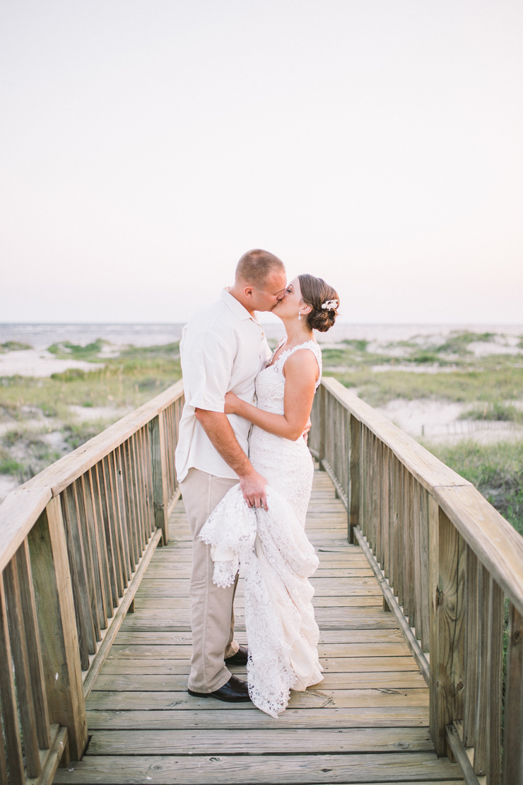 Marvelous Military Beach Wedding in North Carolina