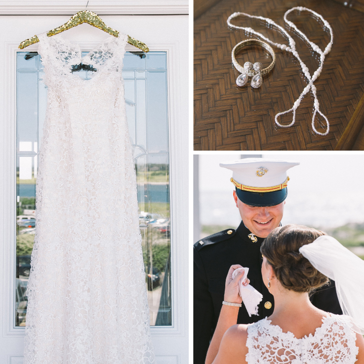 Marvelous Military Beach Wedding in North Carolina