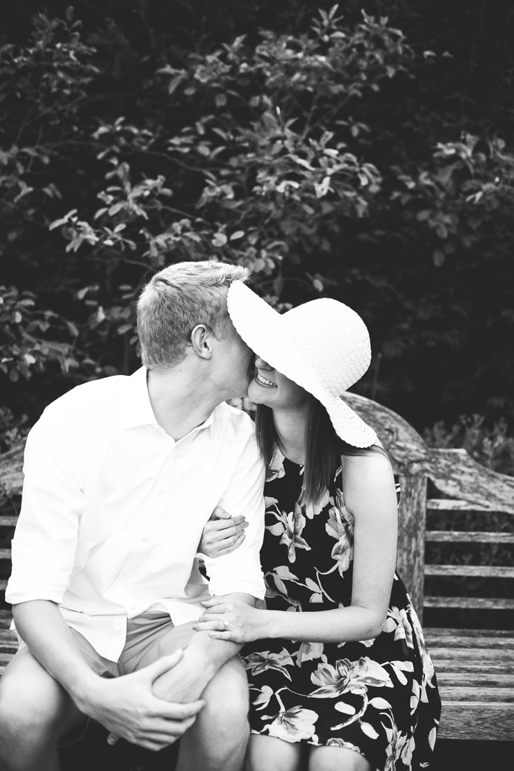 Whimsical Garden Engagement 