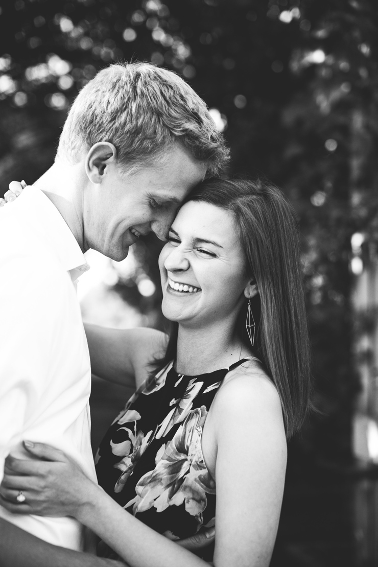 Whimsical Garden Engagement 