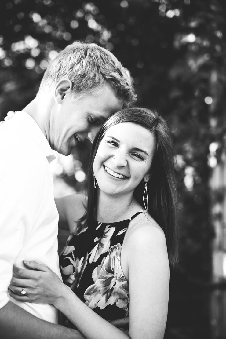 Whimsical Garden Engagement 