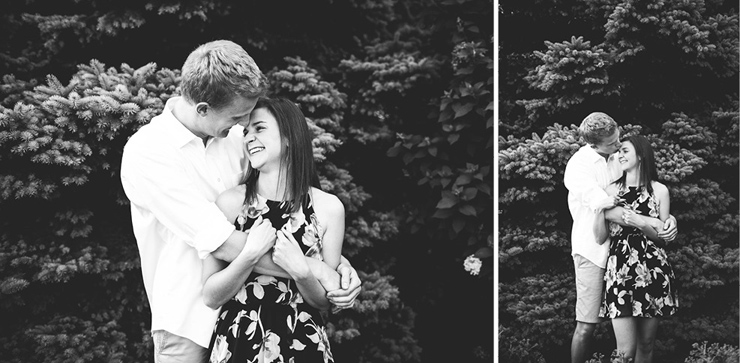 Whimsical Garden Engagement 
